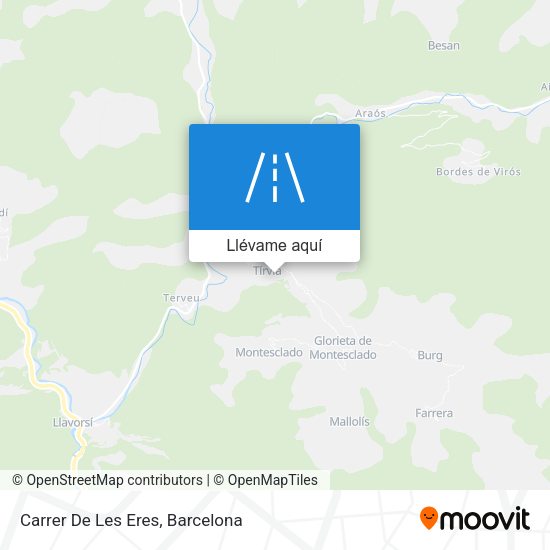 Mapa Carrer De Les Eres