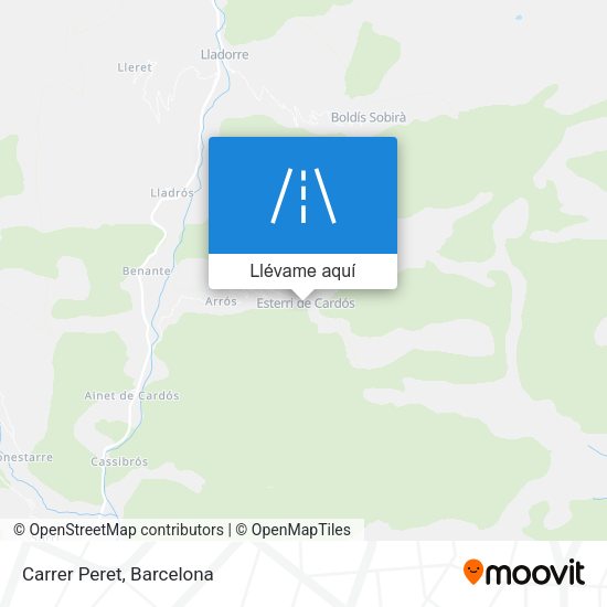 Mapa Carrer Peret