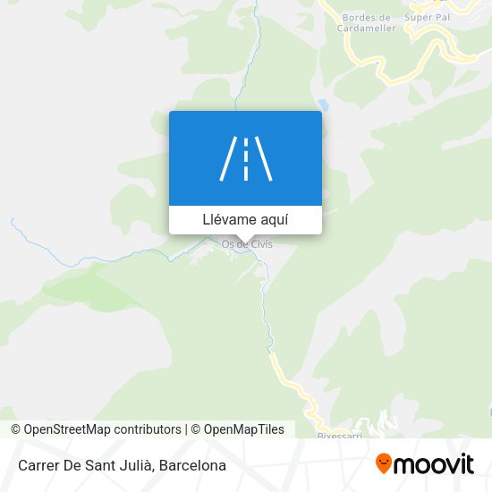 Mapa Carrer De Sant Julià