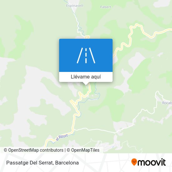 Mapa Passatge Del Serrat