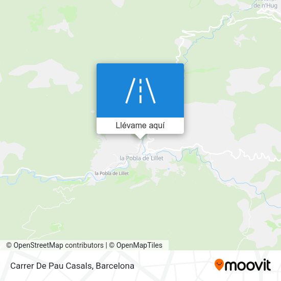 Mapa Carrer De Pau Casals