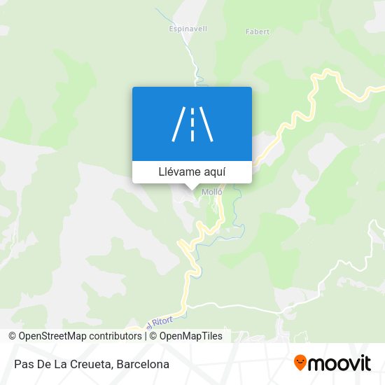 Mapa Pas De La Creueta