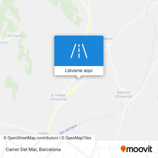 Mapa Carrer Del Mar