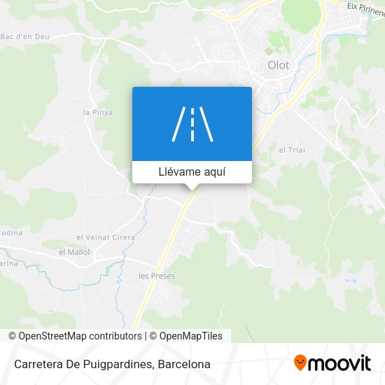 Mapa Carretera De Puigpardines