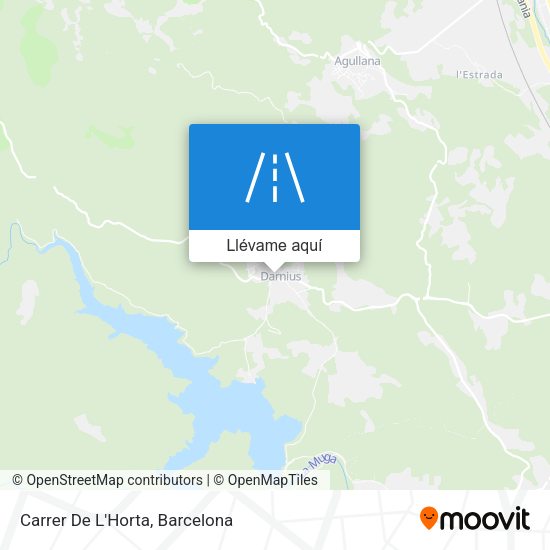Mapa Carrer De L'Horta