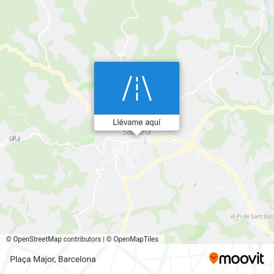 Mapa Plaça Major
