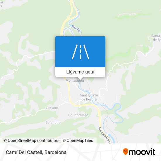 Mapa Camí Del Castell