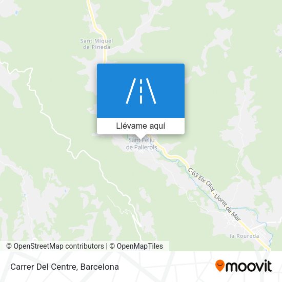 Mapa Carrer Del Centre