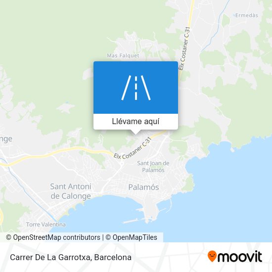 Mapa Carrer De La Garrotxa
