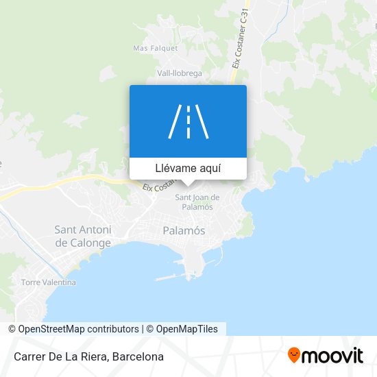 Mapa Carrer De La Riera