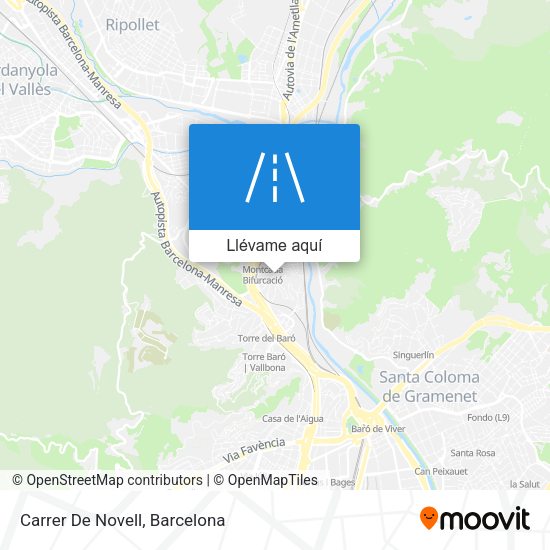 Mapa Carrer De Novell