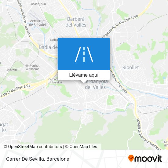 Mapa Carrer De Sevilla