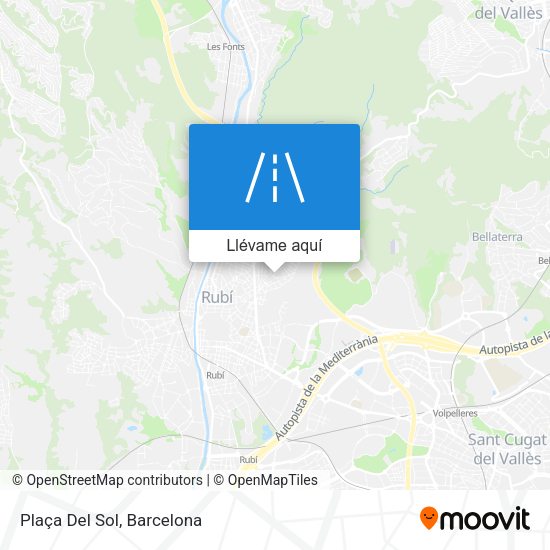 Mapa Plaça Del Sol