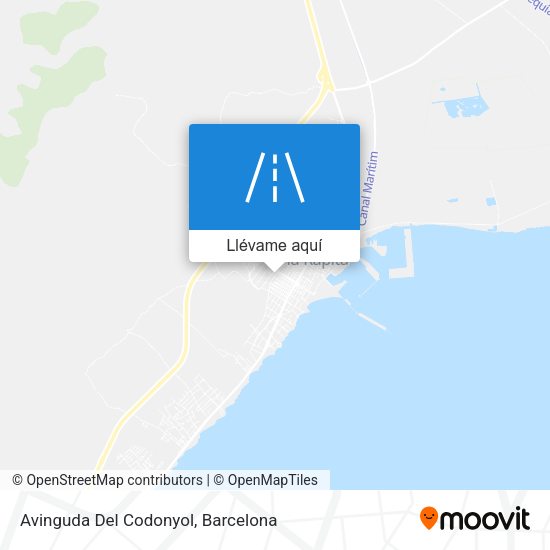 Mapa Avinguda Del Codonyol