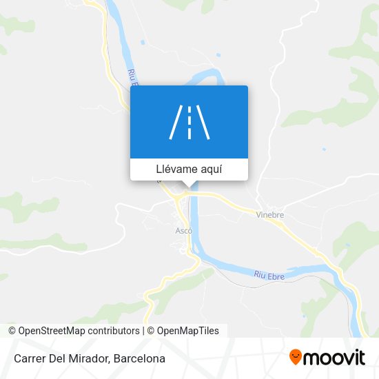 Mapa Carrer Del Mirador
