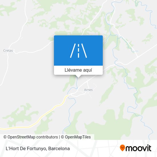 Mapa L'Hort De Fortunyo