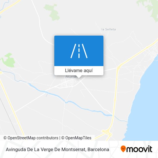 Mapa Avinguda De La Verge De Montserrat