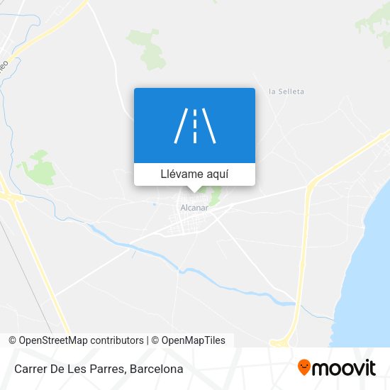 Mapa Carrer De Les Parres