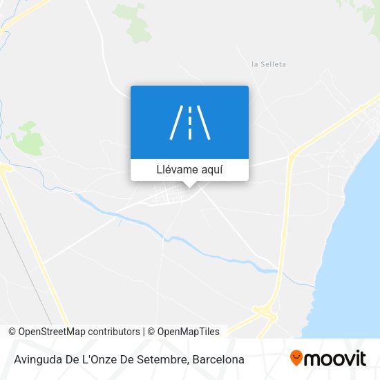 Mapa Avinguda De L'Onze De Setembre