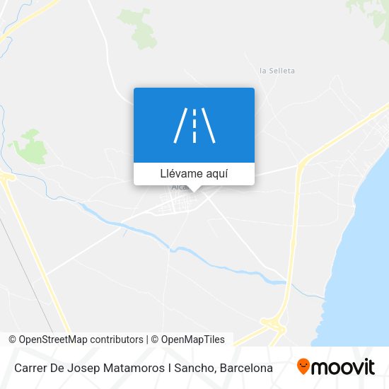 Mapa Carrer De Josep Matamoros I Sancho