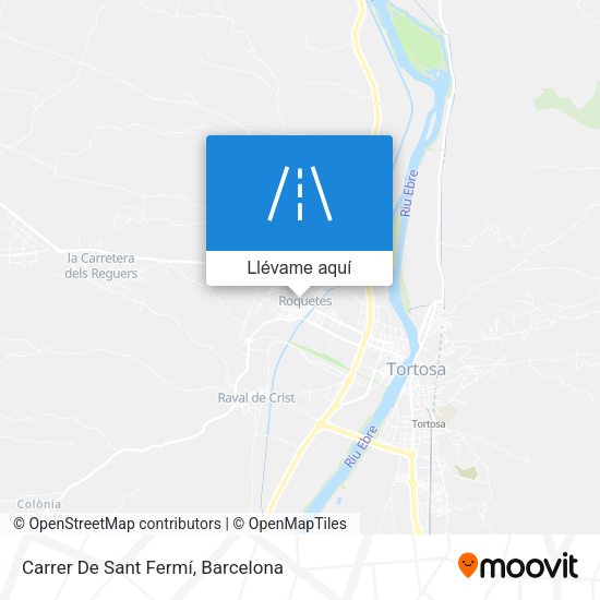 Mapa Carrer De Sant Fermí