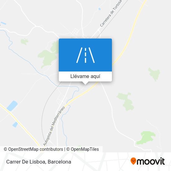 Mapa Carrer De Lisboa