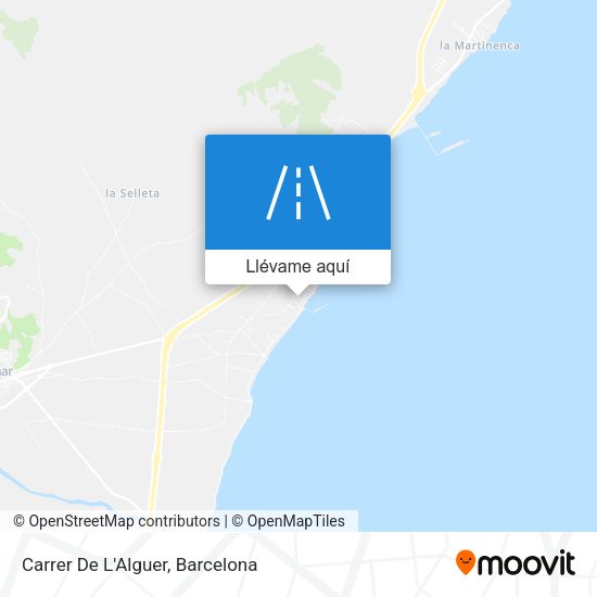 Mapa Carrer De L'Alguer