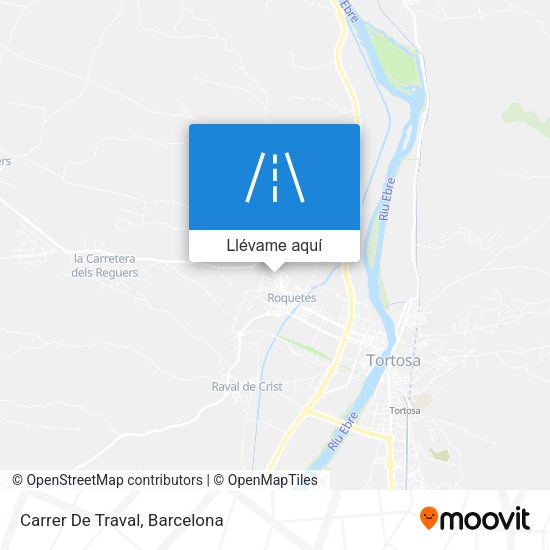 Mapa Carrer De Traval