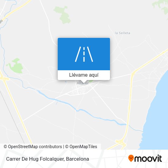 Mapa Carrer De Hug Folcalquer