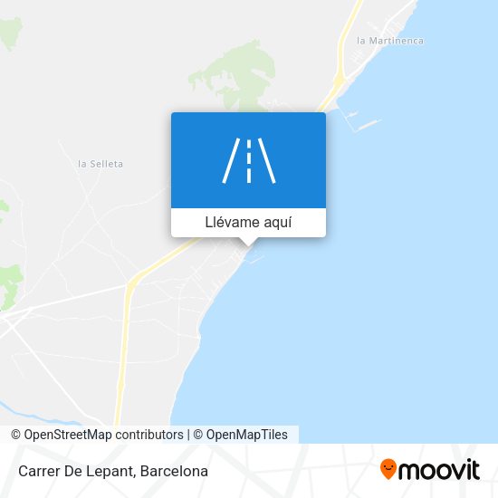 Mapa Carrer De Lepant