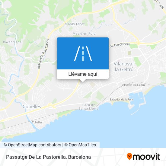 Mapa Passatge De La Pastorella