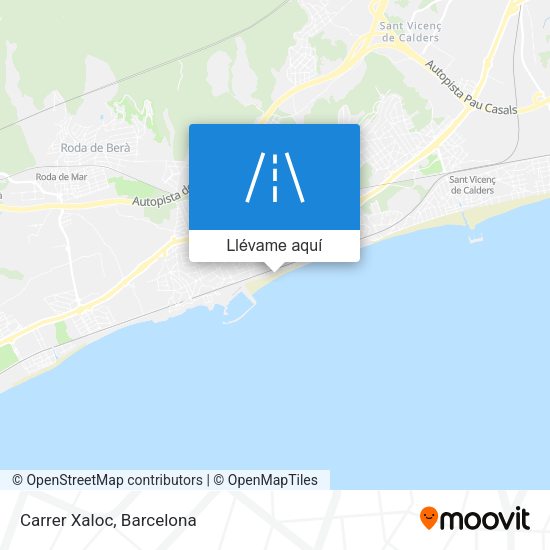 Mapa Carrer Xaloc