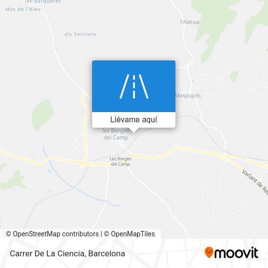 Mapa Carrer De La Ciencia