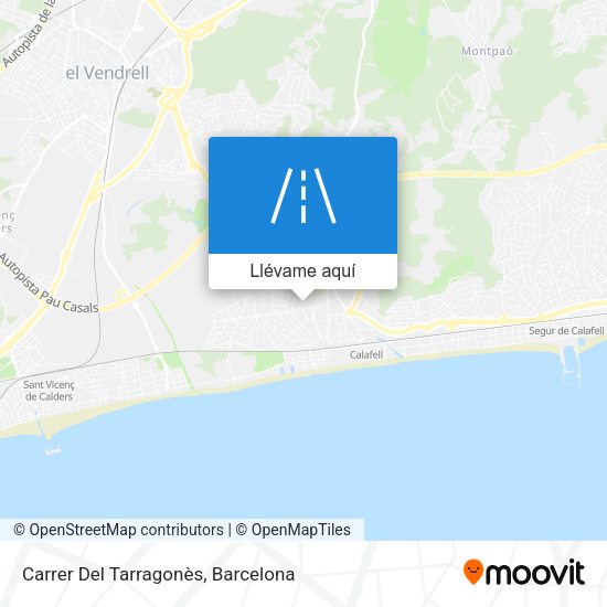 Mapa Carrer Del Tarragonès