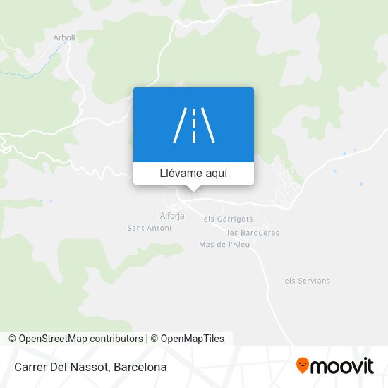Mapa Carrer Del Nassot