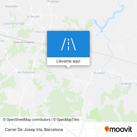 Mapa Carrer De Josep Irla