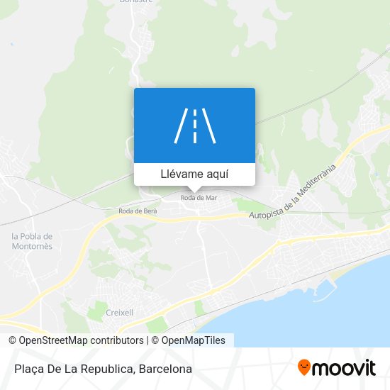 Mapa Plaça De La Republica