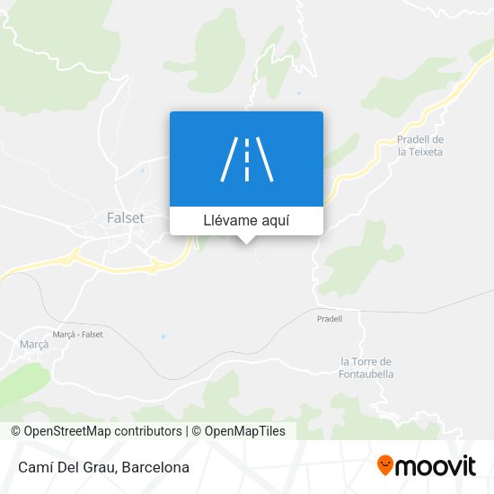 Mapa Camí Del Grau