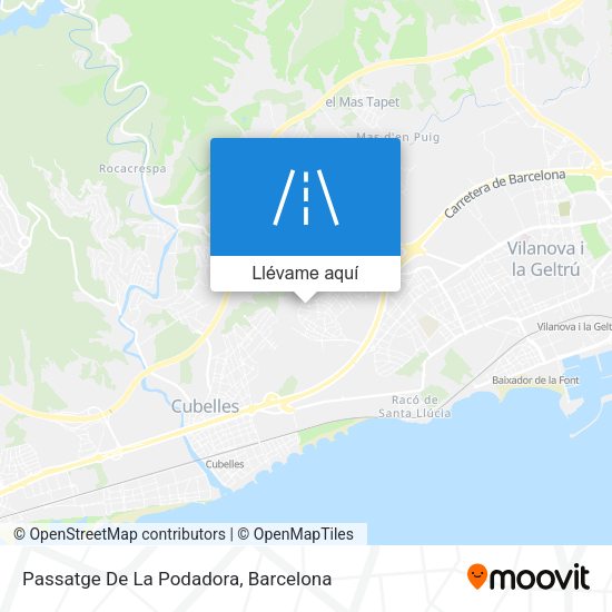 Mapa Passatge De La Podadora