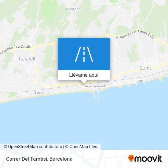 Mapa Carrer Del Tamèsi