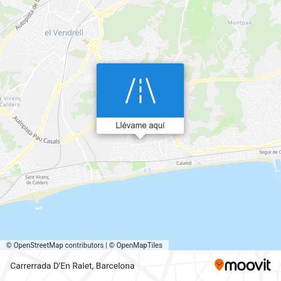 Mapa Carrerrada D'En Ralet