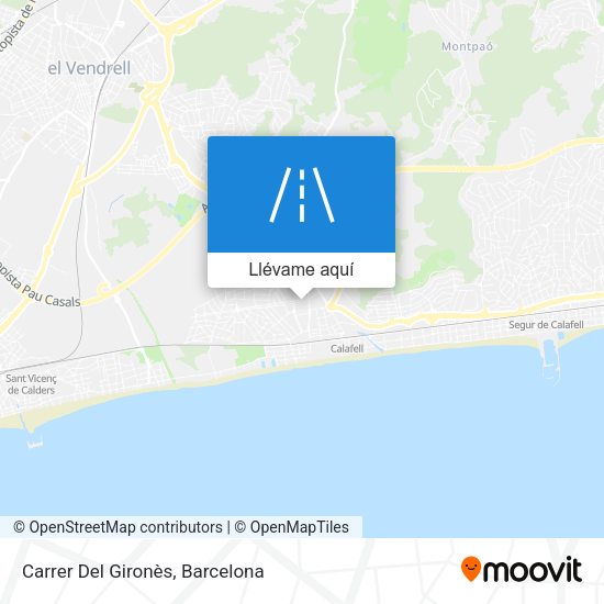 Mapa Carrer Del Gironès