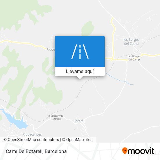 Mapa Camí De Botarell