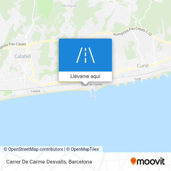Mapa Carrer De Carme Desvalls