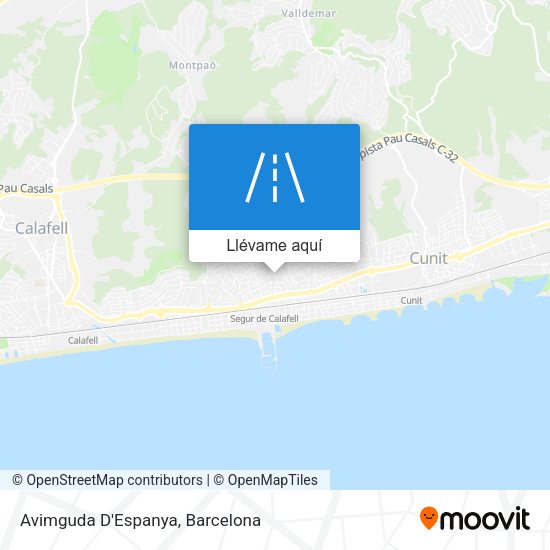 Mapa Avimguda D'Espanya