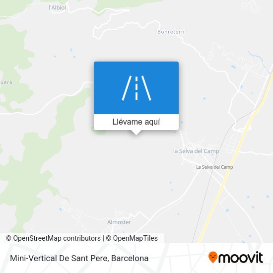 Mapa Mini-Vertical De Sant Pere