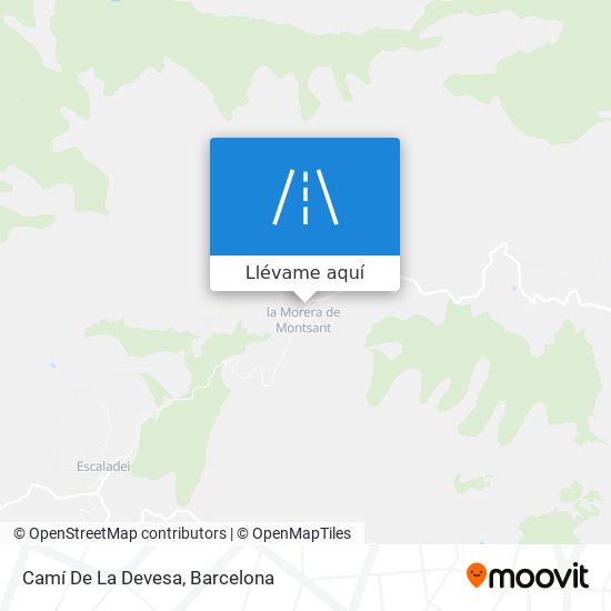 Mapa Camí De La Devesa