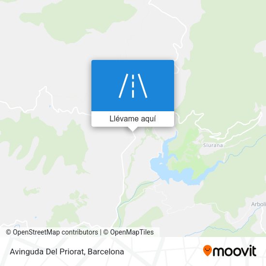 Mapa Avinguda Del Priorat
