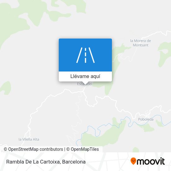 Mapa Rambla De La Cartoixa