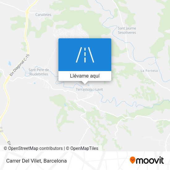 Mapa Carrer Del Vilet